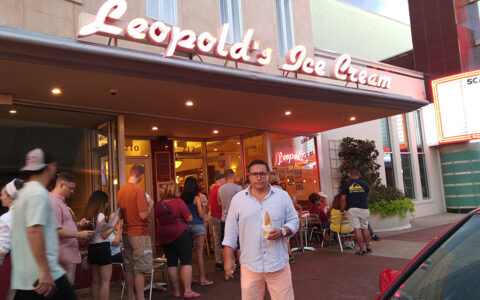 2017 Savannah GA famous Leopold's Ice Cream Shop